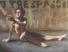 no-trespassing ( oil - 90 x 120cm )