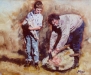 phil-and-the-apprentice  ( oil - 60 x 75cm )