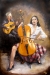 the-cellist ( oil - 90 x 60cm )