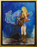 City Busker – framed –